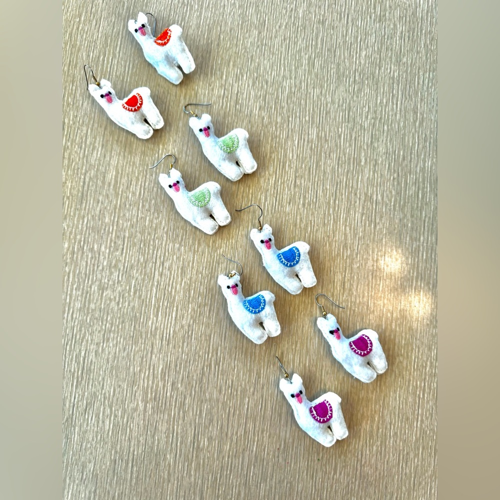 LLAMA EARRINGS - Picture 4 of 10